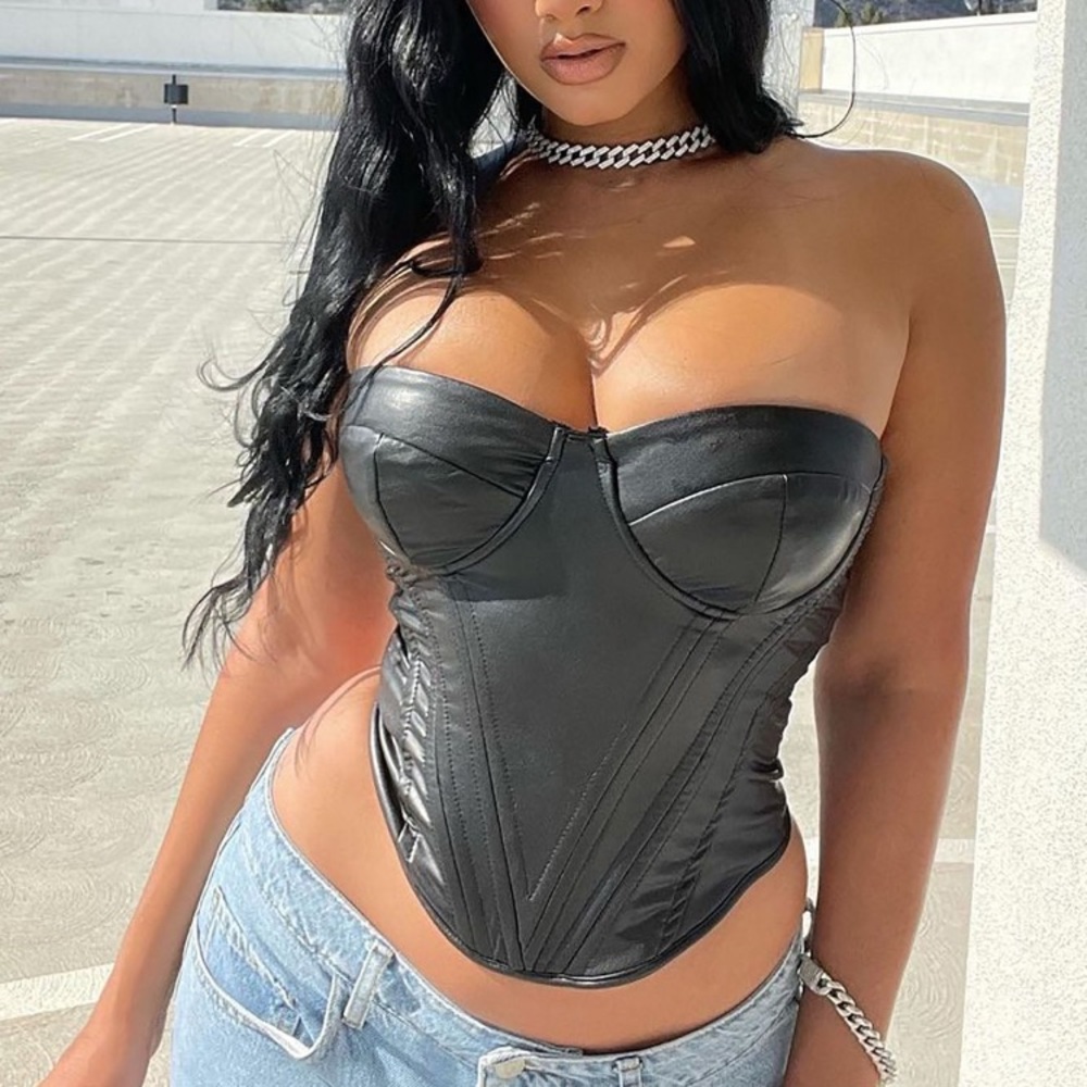 Corset Fashion Nova noir xs